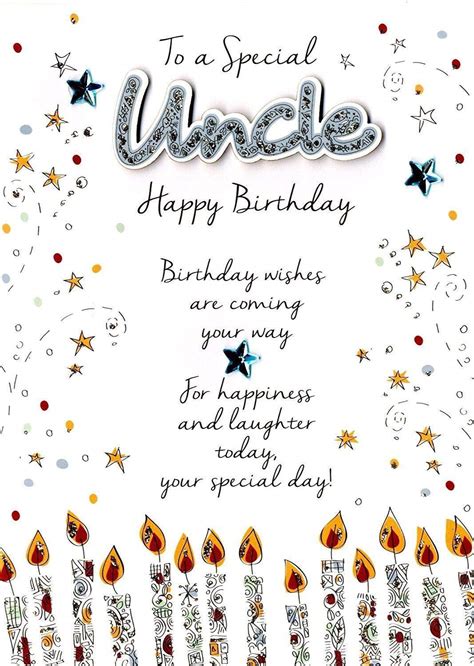 Printable Birthday Cards For Uncle